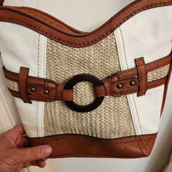 BOC Willow Bag - Brown and Cream - Picture 2 of 11